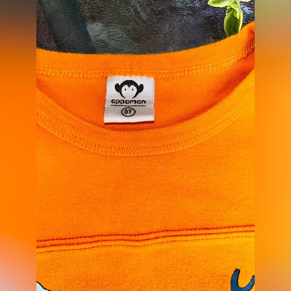 Appaman | Orange graphic long sleeve sweater | size 3T - Picture 3 of 5